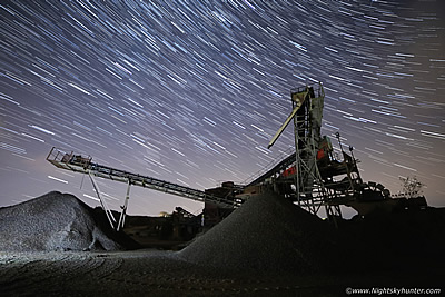 An Creagan Milky Way & Tyrone Quarry Star Trails - 2020